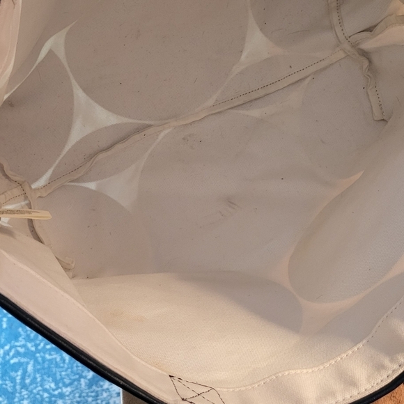 Kate Spade NY On The Go Cotton & Leather Polkadot Tote Bag - Picture 7 of 15